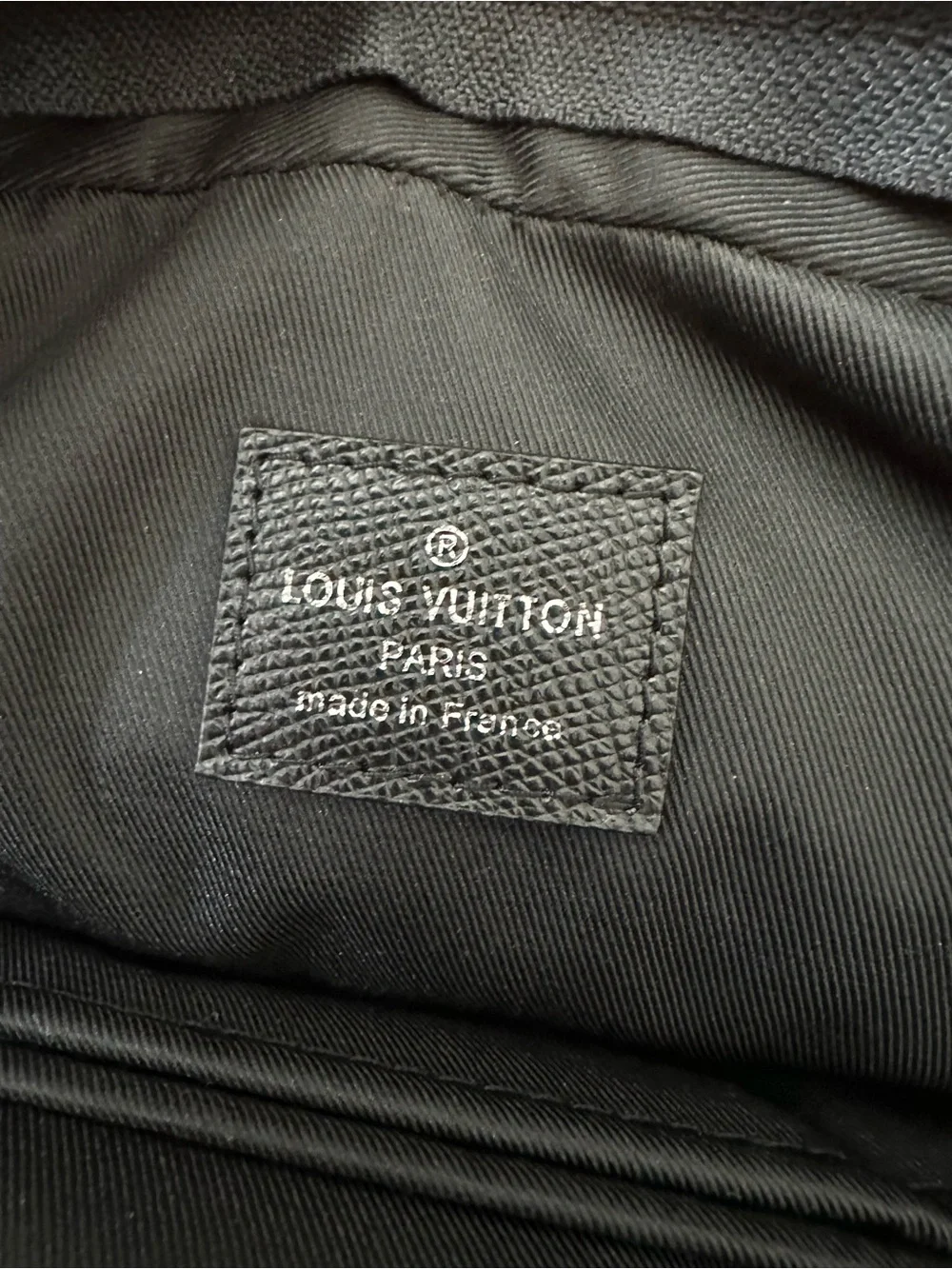 Louis Vuitton Men’s Black Leather Briefcase